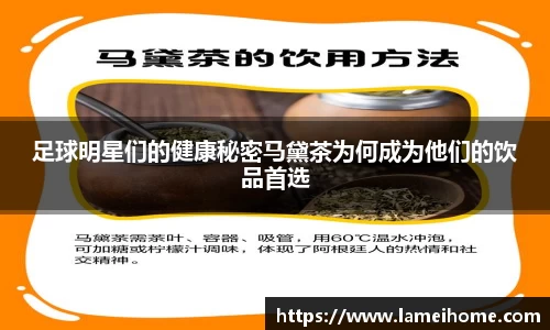 足球明星们的健康秘密马黛茶为何成为他们的饮品首选